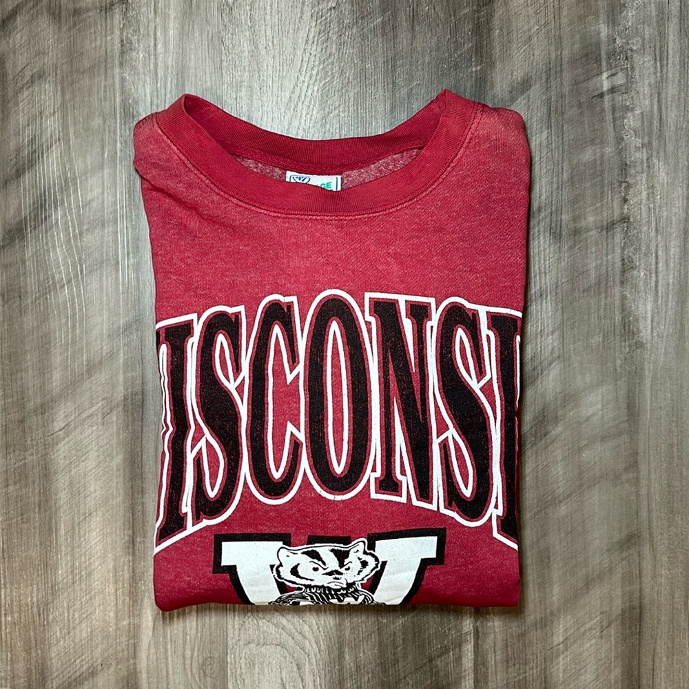 Wisconsin Badgers 47 Brand Vintage Tubular Sweatshirt (NWOT) - Small